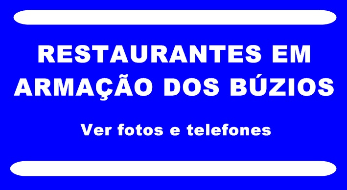 Bares e Restaurantes em Armação dos Búzios